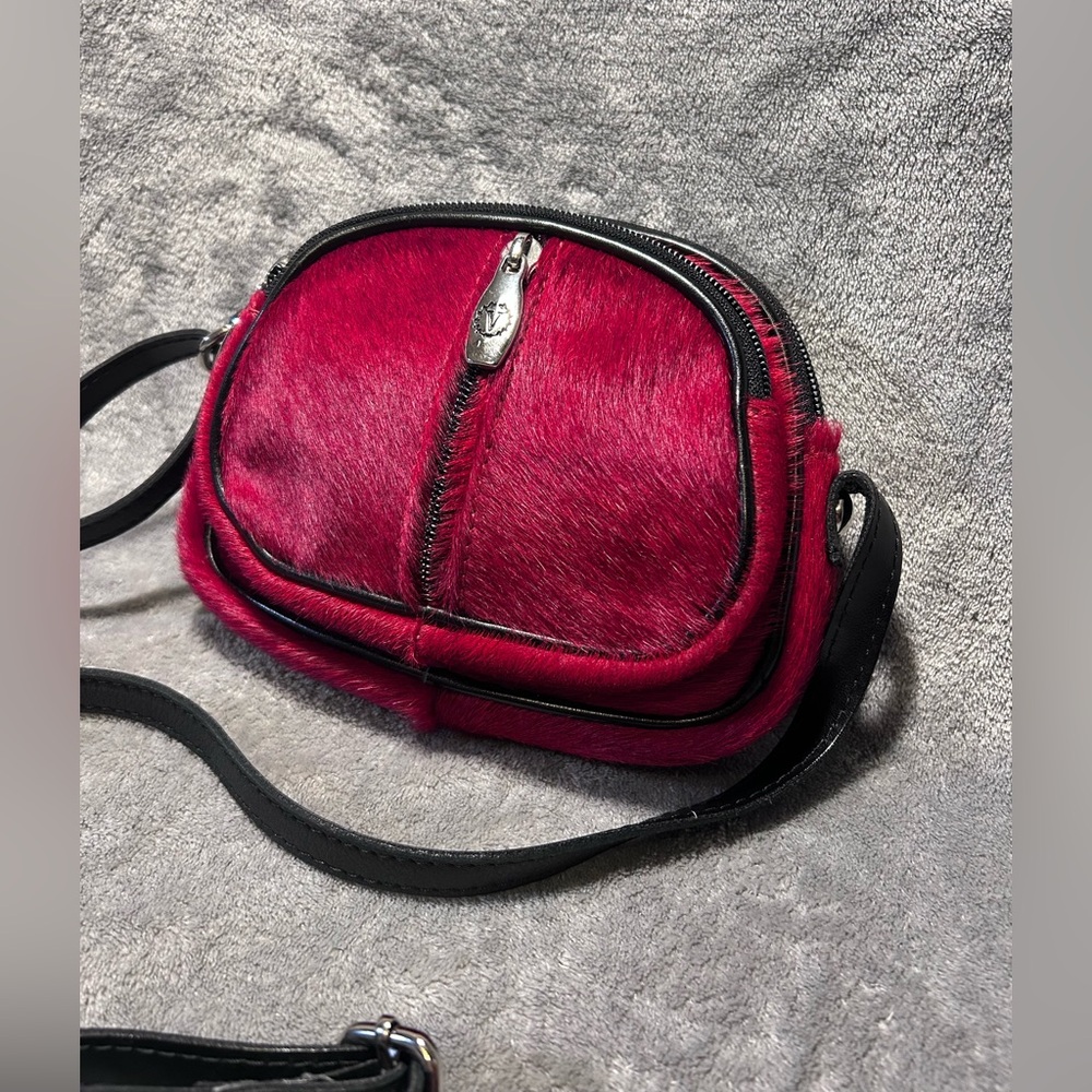 Valentina Genuine Pony Hair Crossbody Bag - Picture 2 of 12